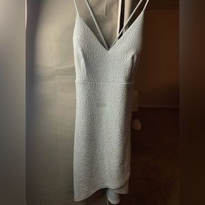 Baby blue glitter dress